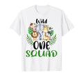 Squad Wild One Zoo Birthday Safari T-Shirt - Aesthetic Graphic Men Women - T-Shirt, Sweatshirt, Hoodie