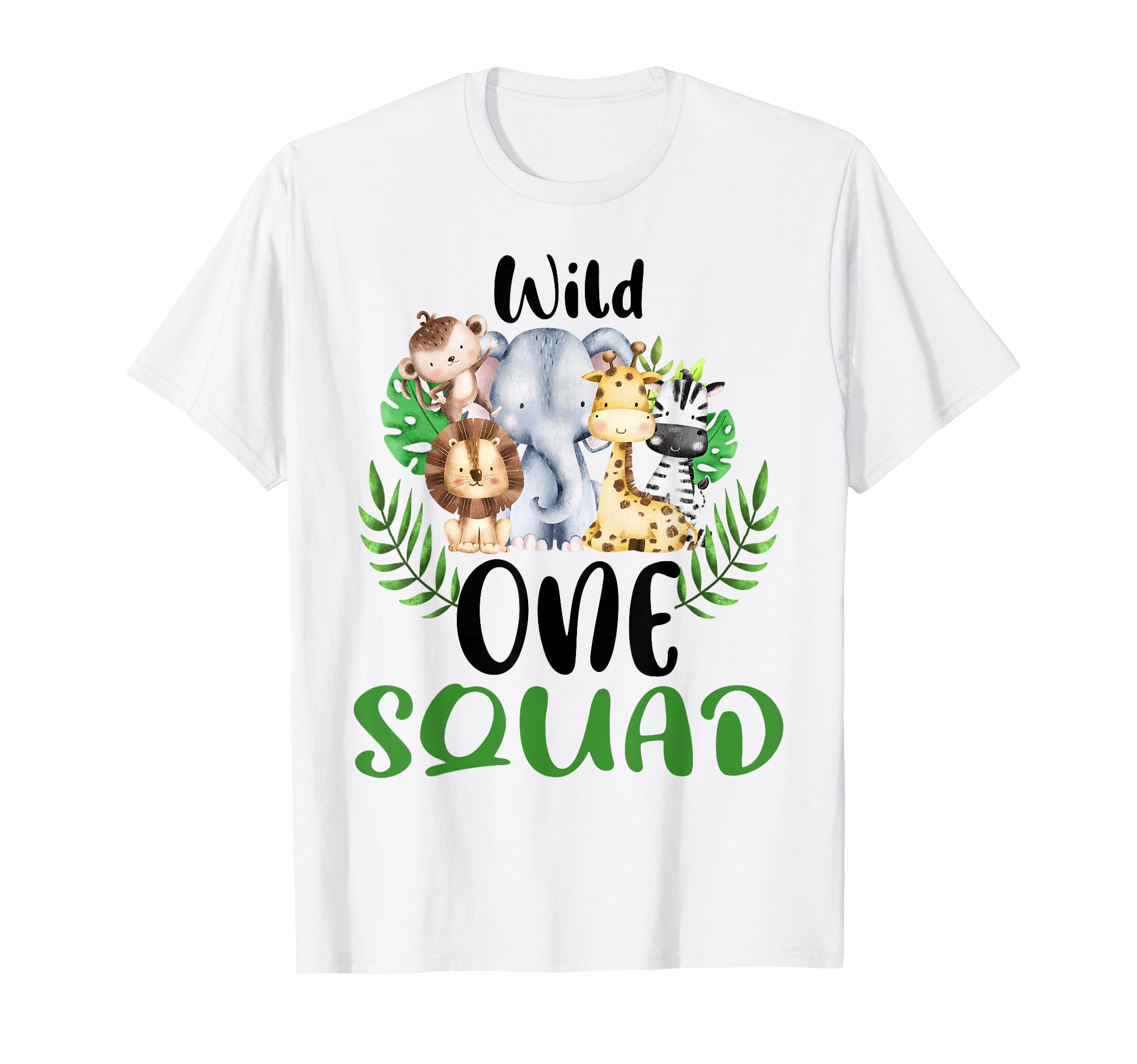 Squad Wild One Zoo Birthday Safari T-Shirt - Aesthetic Graphic Men Women - T-Shirt, Sweatshirt, Hoodie