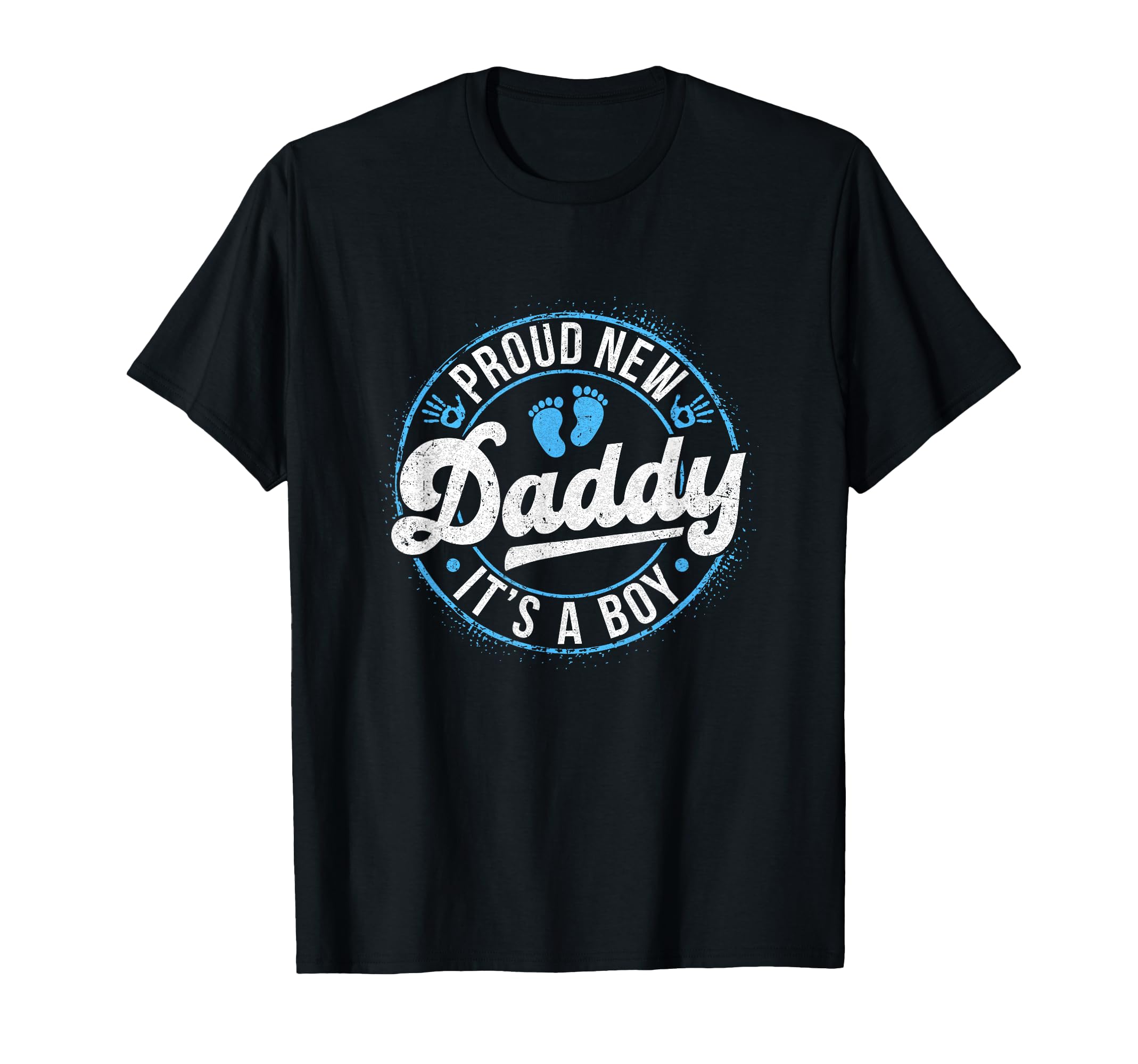 Proud New Daddy Its Fathers Day Dad To T-Shirt - Custom Art Print Unisex - T-Shirt, Sweatshirt, Hoodie