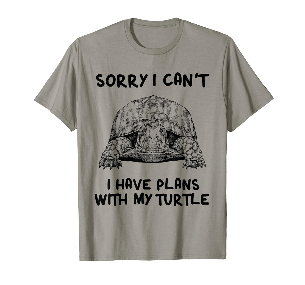 Sorry I Cant I Have Plans My Turtle T-Shirt - Aesthetic Graphic Men Women - T-Shirt, Sweatshirt, Hoodie
