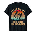 Mens I Keep All My Dad Jokes Dad Base T-Shirt - Custom Art Print Unisex - T-Shirt, Sweatshirt, Hoodie