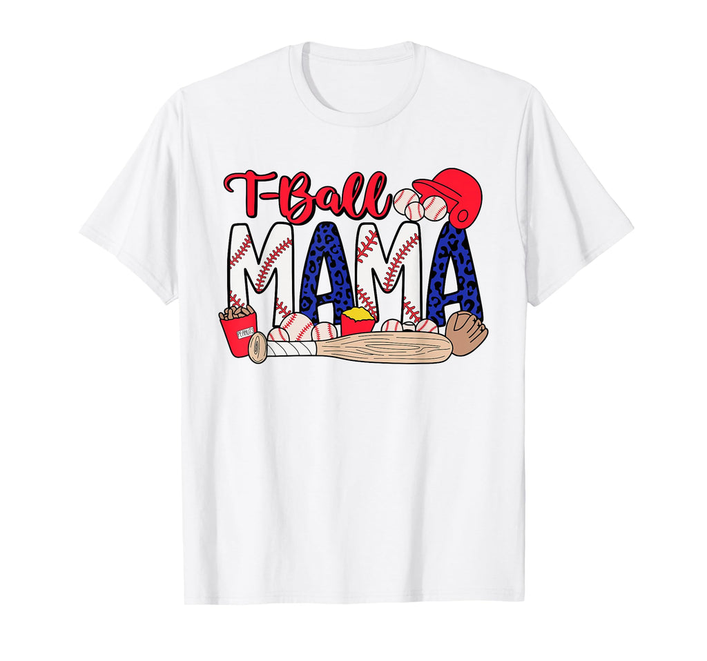 T Ball Mama Player Groovy Mama Ball T-Shirt - Unique Graphic for Adults - T-Shirt, Sweatshirt, Hoodie