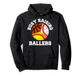 Busy Raising Ballers Funny Baseball Hoodie - Unique Graphic Men Women - T-Shirt, Sweatshirt, Hoodie