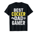 Best Cocker Dad Gamer Spaniel Dog Owner T-Shirt - Graphic Print Men Women - T-Shirt, Sweatshirt, Hoodie