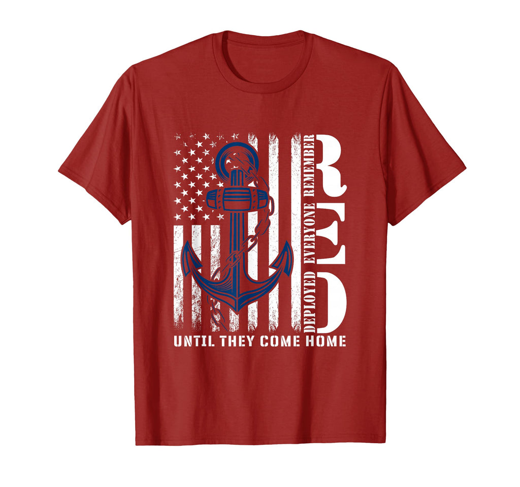 Red Friday Military Memorial Day T-Shirt - Minimalist Print Men Women - T-Shirt, Sweatshirt, Hoodie