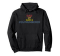 Dad Outnumbered 70S Hoodie - Minimalist Print Unisex - T-Shirt, Sweatshirt, Hoodie