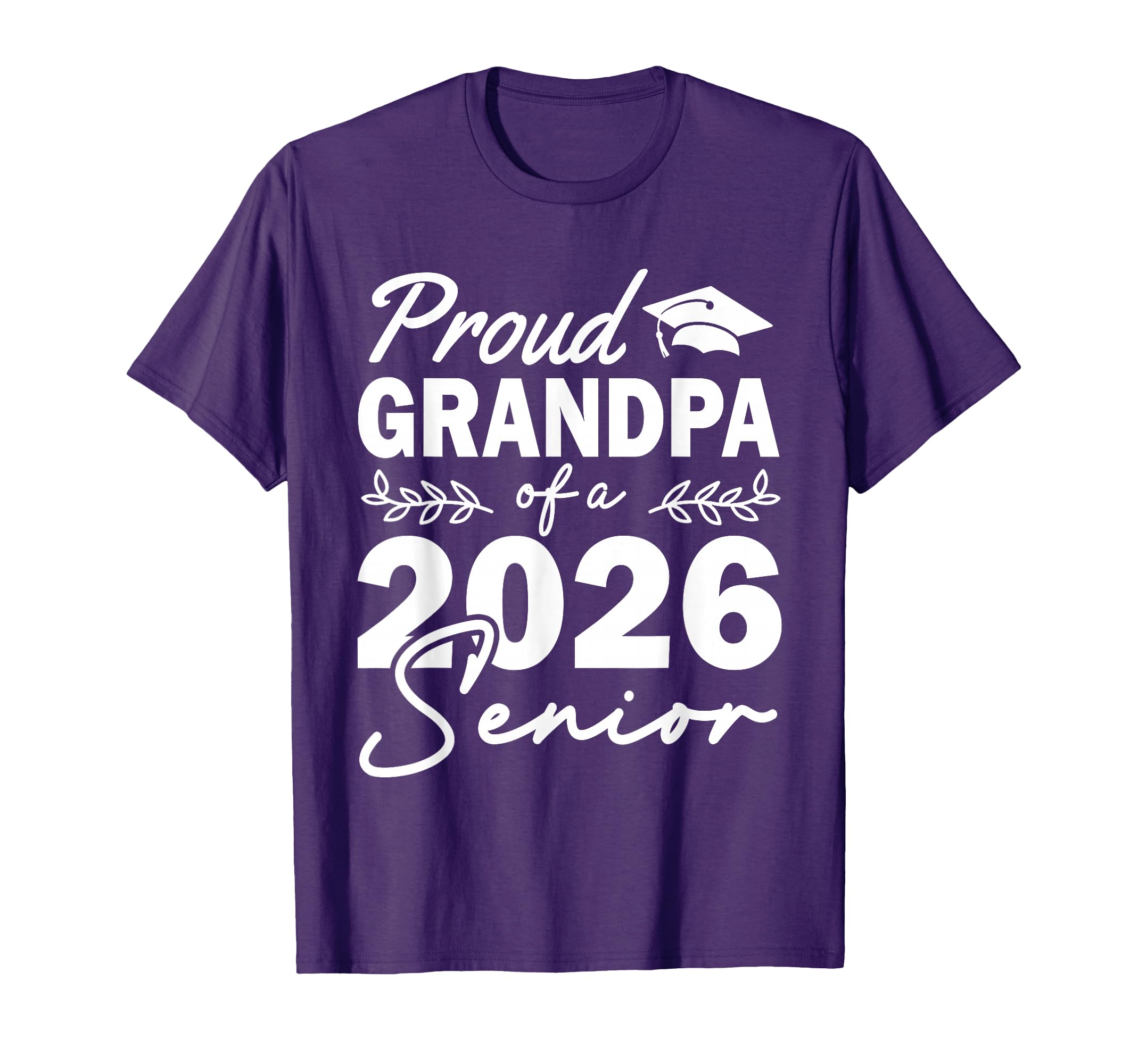 Senior 2026 Proud Grandpa Class 2026 T-Shirt - Trendy Graphic for Adults - T-Shirt, Sweatshirt, Hoodie