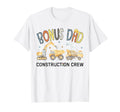 Bonus Dad Construction Crew Excavator T-Shirt - Novelty Apparel for Adults - T-Shirt, Sweatshirt, Hoodie