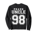 Number 98 Custom Proud Soccer Futbol Sweatshirt - Graphic Print for Adults - T-Shirt, Sweatshirt, Hoodie