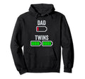 Tired Twin Dad Low Battery Dad Hoodie - Casual Everyday Wear for Adults - T-Shirt, Sweatshirt, Hoodie