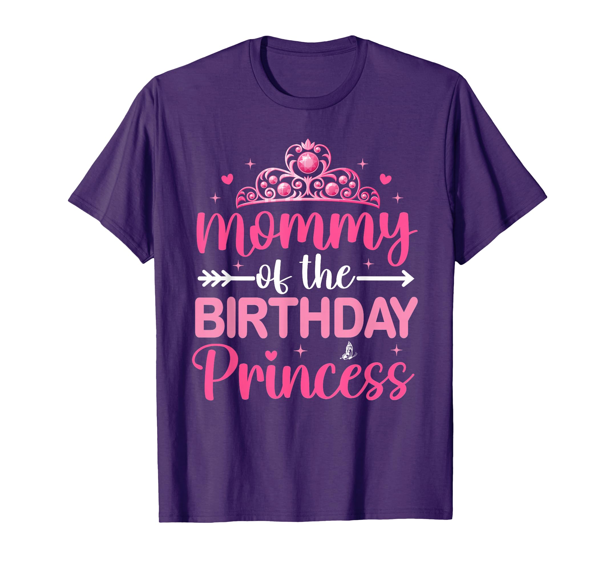 Mommy Birthday Princess Mother Family T-Shirt - Aesthetic Graphic Unisex - T-Shirt, Sweatshirt, Hoodie