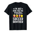 Here Snacks Soccer Brother Soccer Player T-Shirt - Unique Graphic Men Women - T-Shirt, Sweatshirt, Hoodie