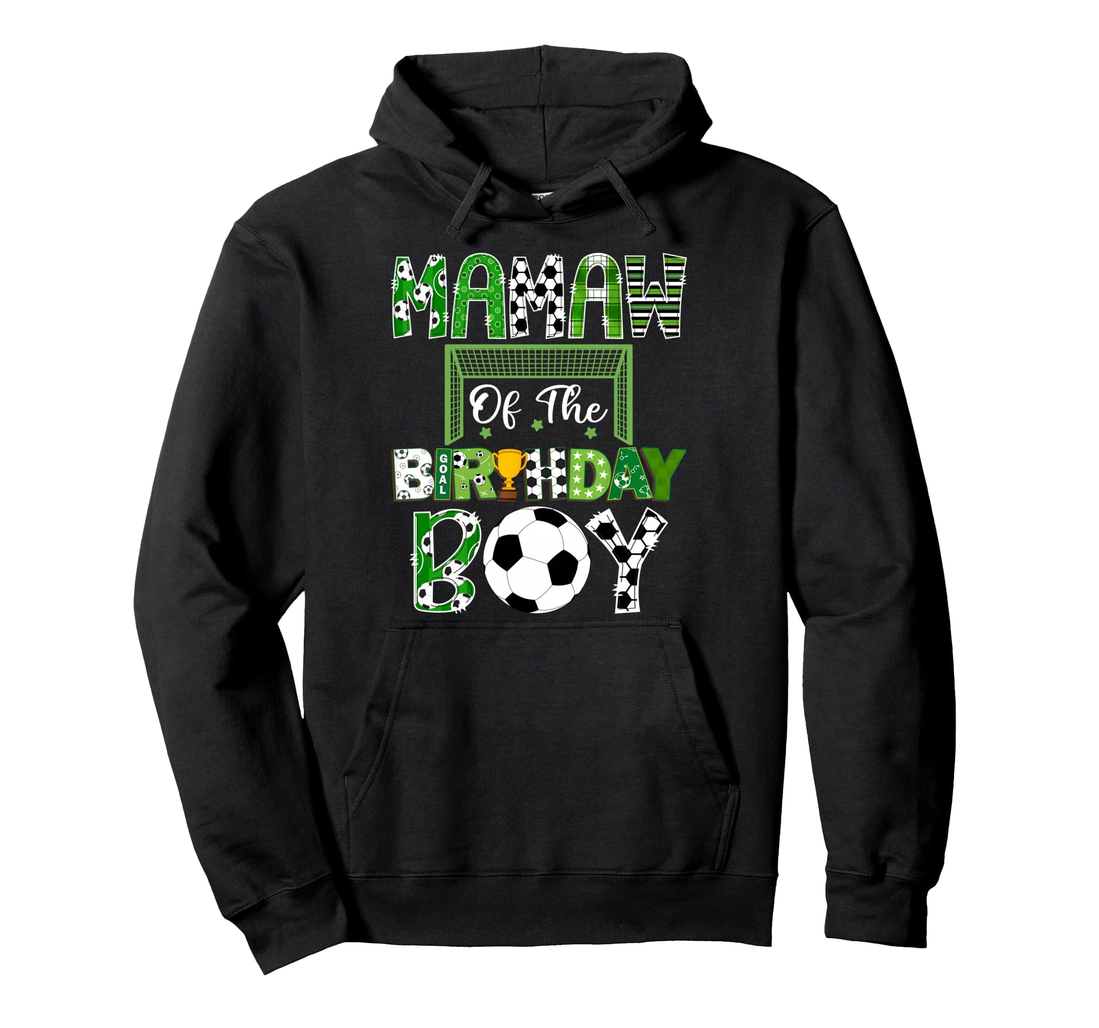 Mamaw Birthday Soccer Lover Game Day Hoodie - Aesthetic Graphic Unisex - T-Shirt, Sweatshirt, Hoodie