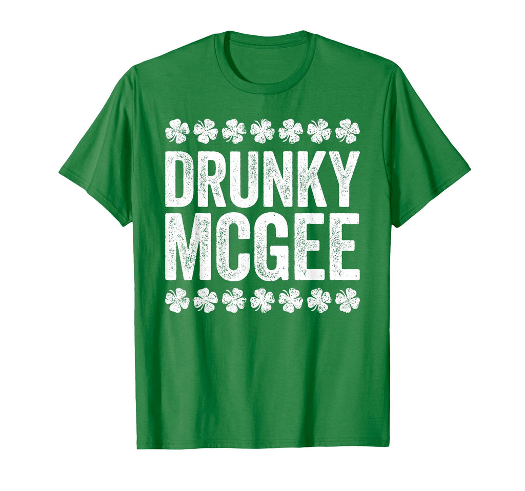 Drunky Mcgee Couple Irish St Patricks T-Shirt - Custom Art Print Men Women - T-Shirt, Sweatshirt, Hoodie