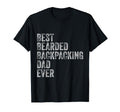 Best Bearded Backpacking Dad Fathers T-Shirt - Custom Art Print for Adults - T-Shirt, Sweatshirt, Hoodie