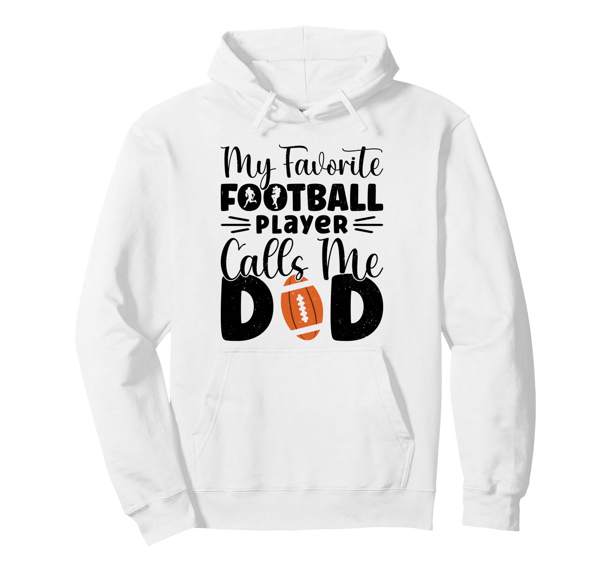 My Favorite Football Player Calls Me Hoodie - Custom Art Print for Adults - T-Shirt, Sweatshirt, Hoodie