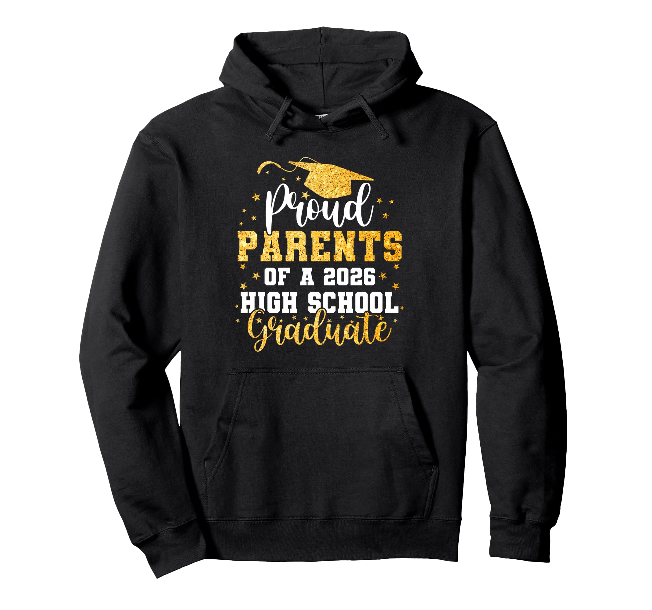 Proud Parents Class 2026 High School Hoodie - Custom Art Print Men Women - T-Shirt, Sweatshirt, Hoodie