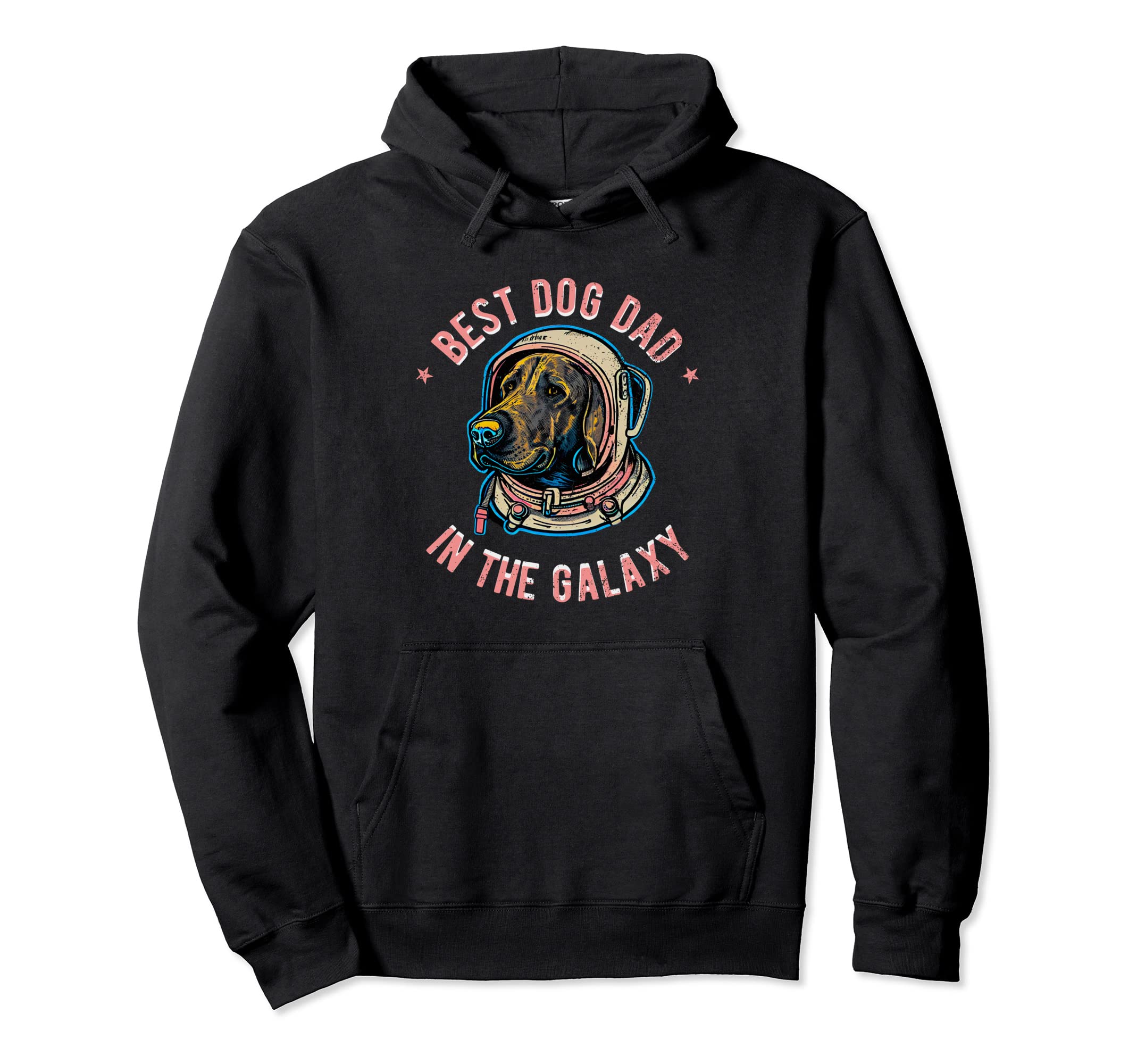 Best Labrador Dog Dad Galaxy Hoodie - Fun Novelty Design Unisex - T-Shirt, Sweatshirt, Hoodie