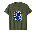Turks And Caicos Flag Soccer Ball Team Fan T-Shirt - Graphic Print Unisex - T-Shirt, Sweatshirt, Hoodie