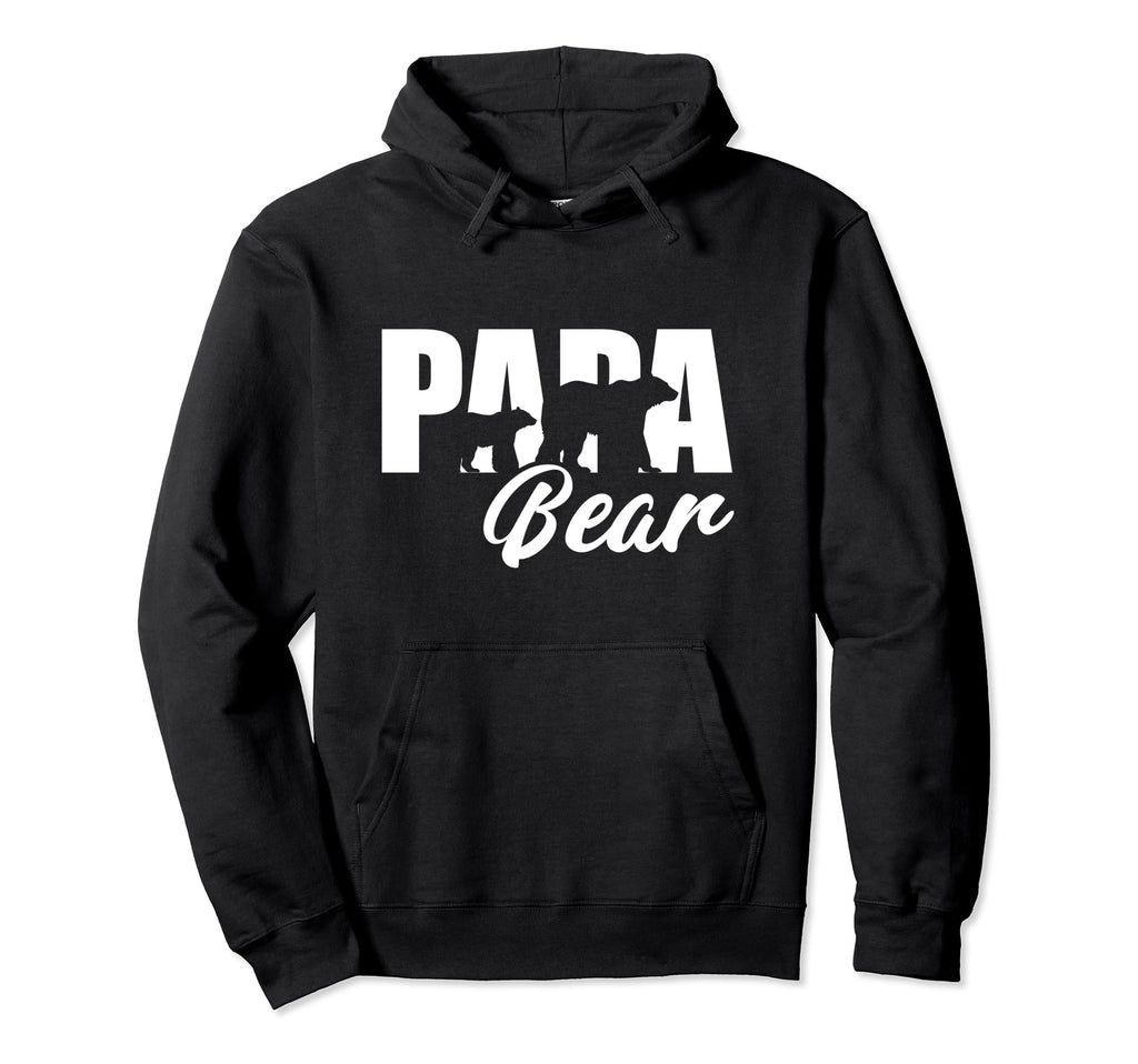 Papa Bear Dad Funny Fathers Day Hoodie - Trendy Graphic Men Women - T-Shirt, Sweatshirt, Hoodie