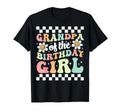 Grandpa Birthday Family Groovy T-Shirt - Trendy Graphic for Adults - T-Shirt, Sweatshirt, Hoodie