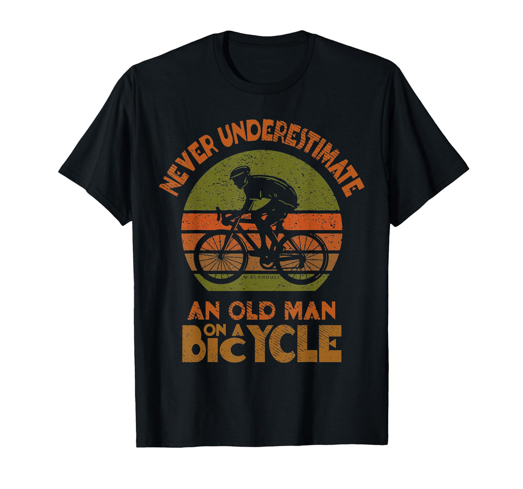 Bike Lovers Fathers Day Old Bicycle Dad T-Shirt - Trendy Graphic Unisex - T-Shirt, Sweatshirt, Hoodie