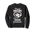 Proud Mom 2026 Graduate Graduation Sweatshirt - Graphic Print for Adults - T-Shirt, Sweatshirt, Hoodie
