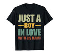 Funny Just Who Loves His Mama Mom T-Shirt - Streetwear Style for Adults - T-Shirt, Sweatshirt, Hoodie