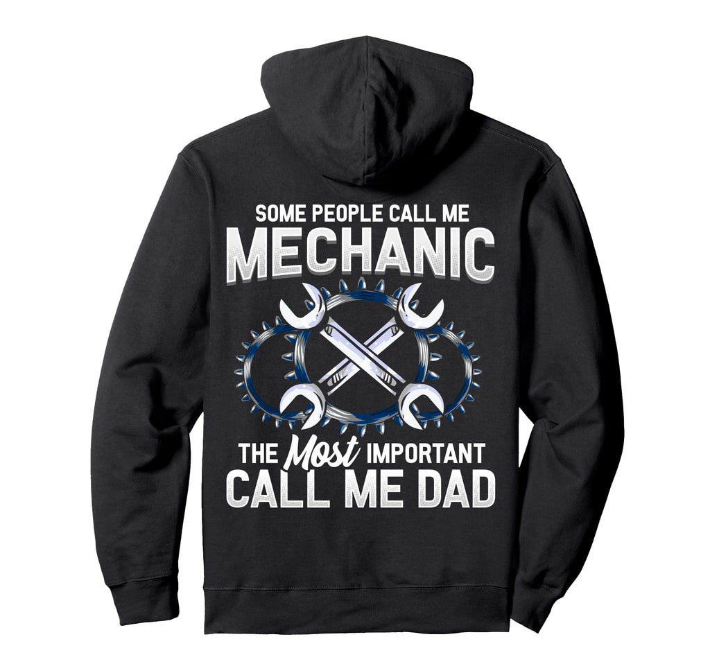Mechanic Dad Mechanics Fathers Day Hoodie - Aesthetic Graphic for Adults - T-Shirt, Sweatshirt, Hoodie
