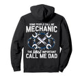 Mechanic Dad Mechanics Fathers Day Hoodie - Aesthetic Graphic for Adults - T-Shirt, Sweatshirt, Hoodie