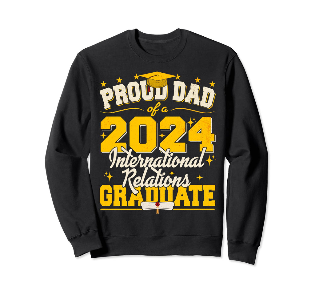 Proud Dad 2024 International Sweatshirt - Graphic Print for Adults - T-Shirt, Sweatshirt, Hoodie