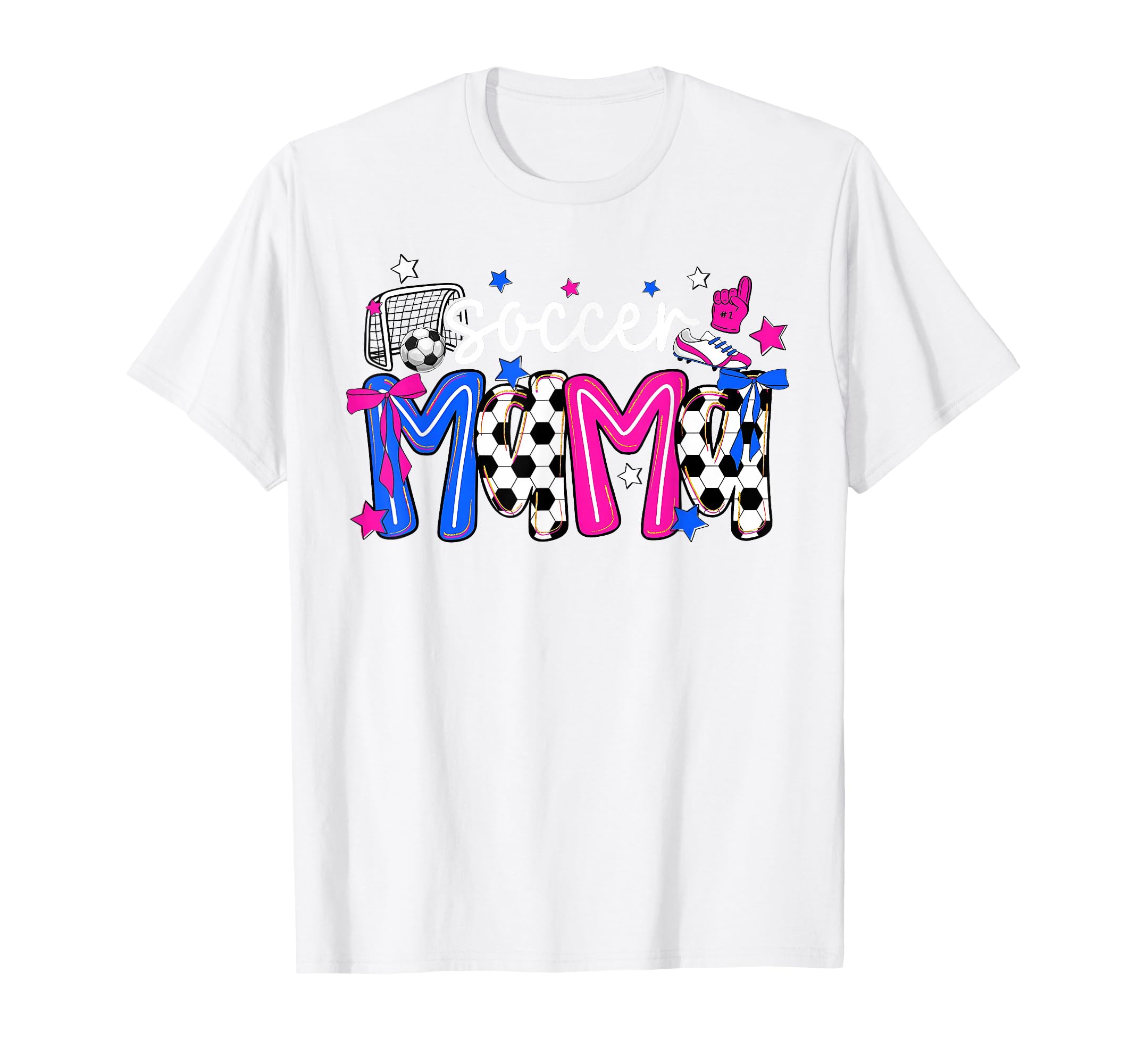 Soccer Mama Soccer Moms Club Happy T-Shirt - Novelty Apparel for Adults - T-Shirt, Sweatshirt, Hoodie