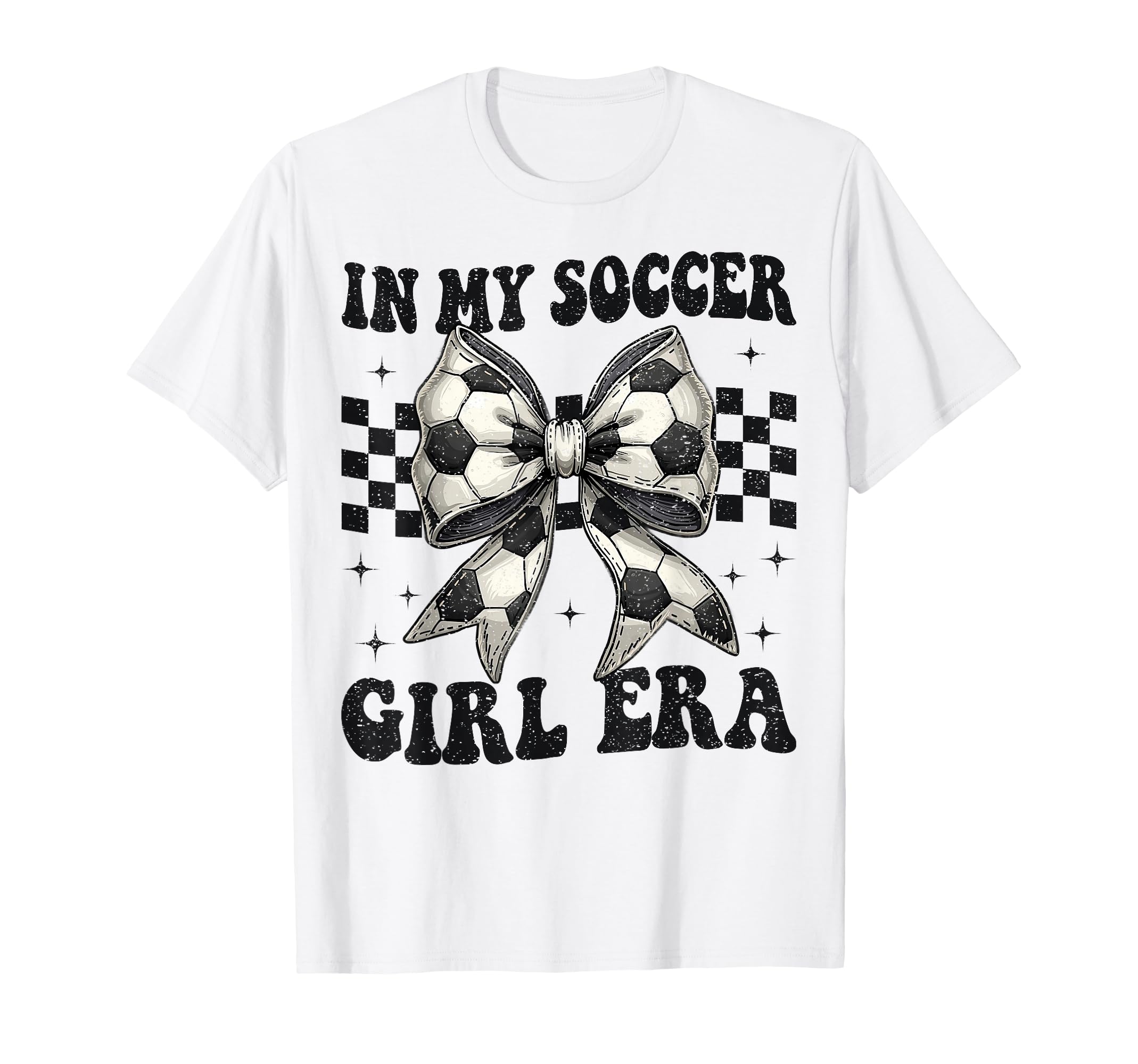 My Soccer Era Coquette Bow Soccer T-Shirt - Trendy Graphic Unisex - T-Shirt, Sweatshirt, Hoodie