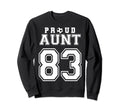 Number 83 Custom Proud Soccer Sweatshirt - Casual Everyday Wear Men Women - T-Shirt, Sweatshirt, Hoodie