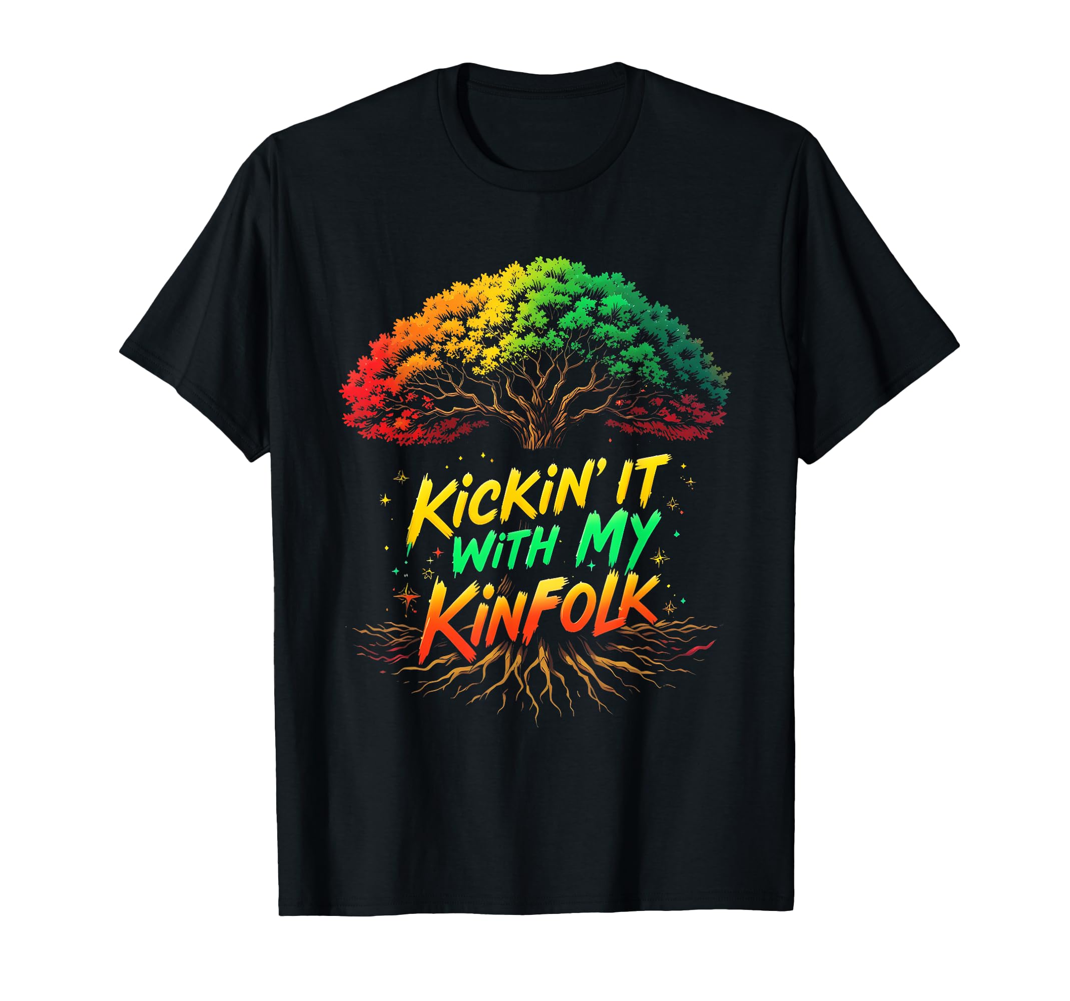 Kickin It My Kinfolk Funny Summer T-Shirt - Unique Graphic for Adults - T-Shirt, Sweatshirt, Hoodie