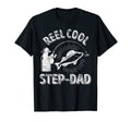 Mens Reel Step Dad Funny Fisherman Gift T-Shirt - Unique Graphic Men Women - T-Shirt, Sweatshirt, Hoodie