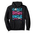 Goals Or Bows Uncle Loves You Soccer Hoodie - Trendy Graphic for Adults - T-Shirt, Sweatshirt, Hoodie