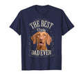 Mens Best Vizsla Dad Ever Funny Dog T-Shirt - Custom Art Print Unisex - T-Shirt, Sweatshirt, Hoodie