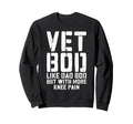 Vet Bod Like Dad Bod But More Knee Sweatshirt - Custom Art Print Men Women - T-Shirt, Sweatshirt, Hoodie