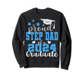 Super Proud Step Dad 2024 Graduate Sweatshirt - Trendy Graphic Men Women - T-Shirt, Sweatshirt, Hoodie
