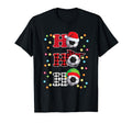 Ho Ho Ho Santa Red Plaid Lights Pajama T-Shirt - Streetwear Style Unisex - T-Shirt, Sweatshirt, Hoodie