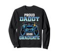 Proud Daddy 2026 Graduate Gamer Sweatshirt - Aesthetic Graphic Unisex - T-Shirt, Sweatshirt, Hoodie