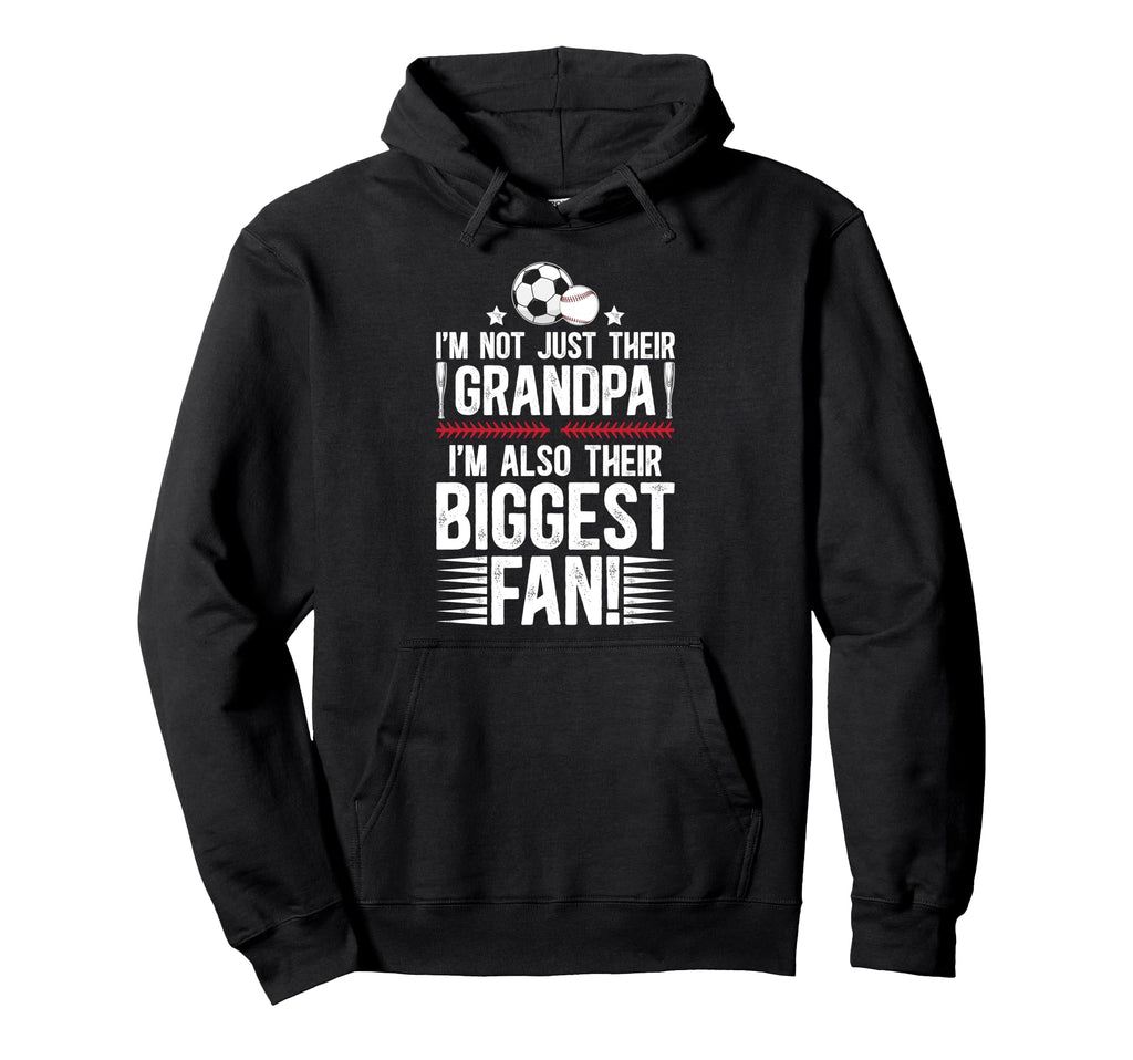 Their Biggest Fan Baseball Soccer Hoodie - Unique Graphic Men Women - T-Shirt, Sweatshirt, Hoodie