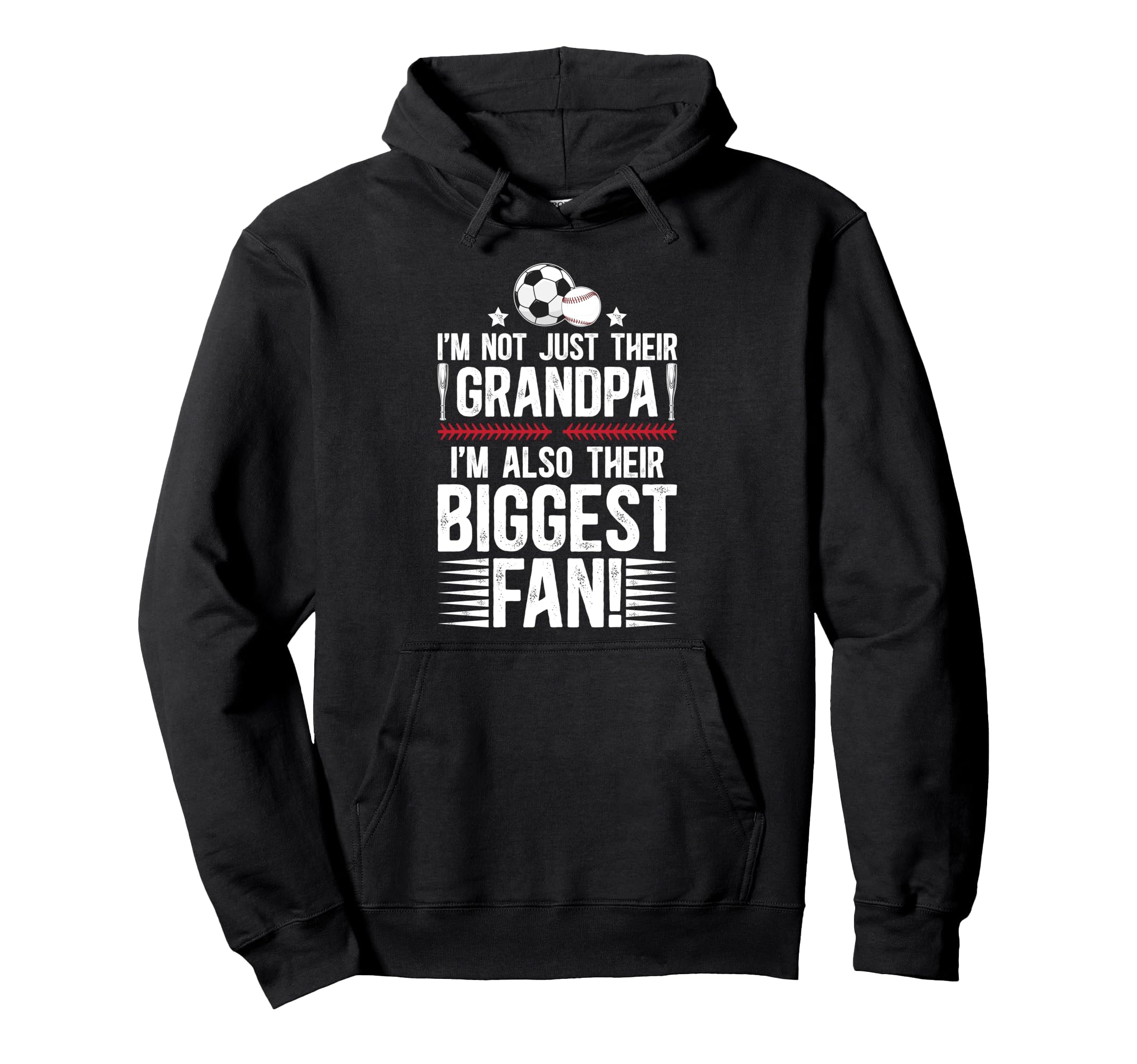 Their Biggest Fan Baseball Soccer Hoodie - Unique Graphic Men Women - T-Shirt, Sweatshirt, Hoodie