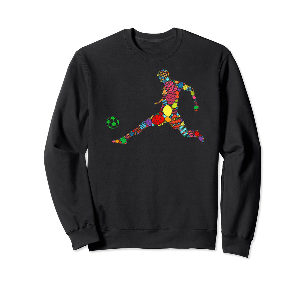 Easter Day Colorful Basket Egg Sweatshirt - Graphic Print for Adults - T-Shirt, Sweatshirt, Hoodie