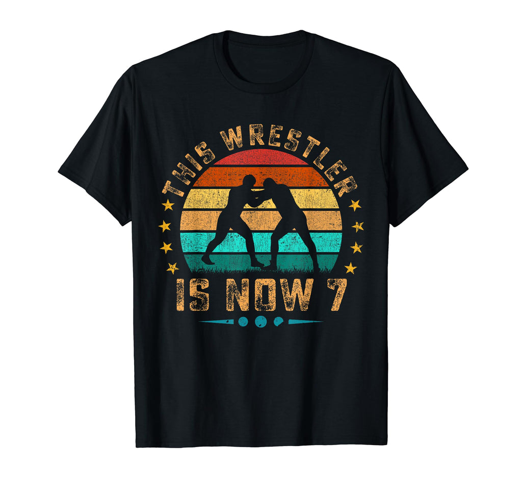 This Wrestler Is Now 7 Birthday T-Shirt - Fun Novelty Design for Adults - T-Shirt, Sweatshirt, Hoodie