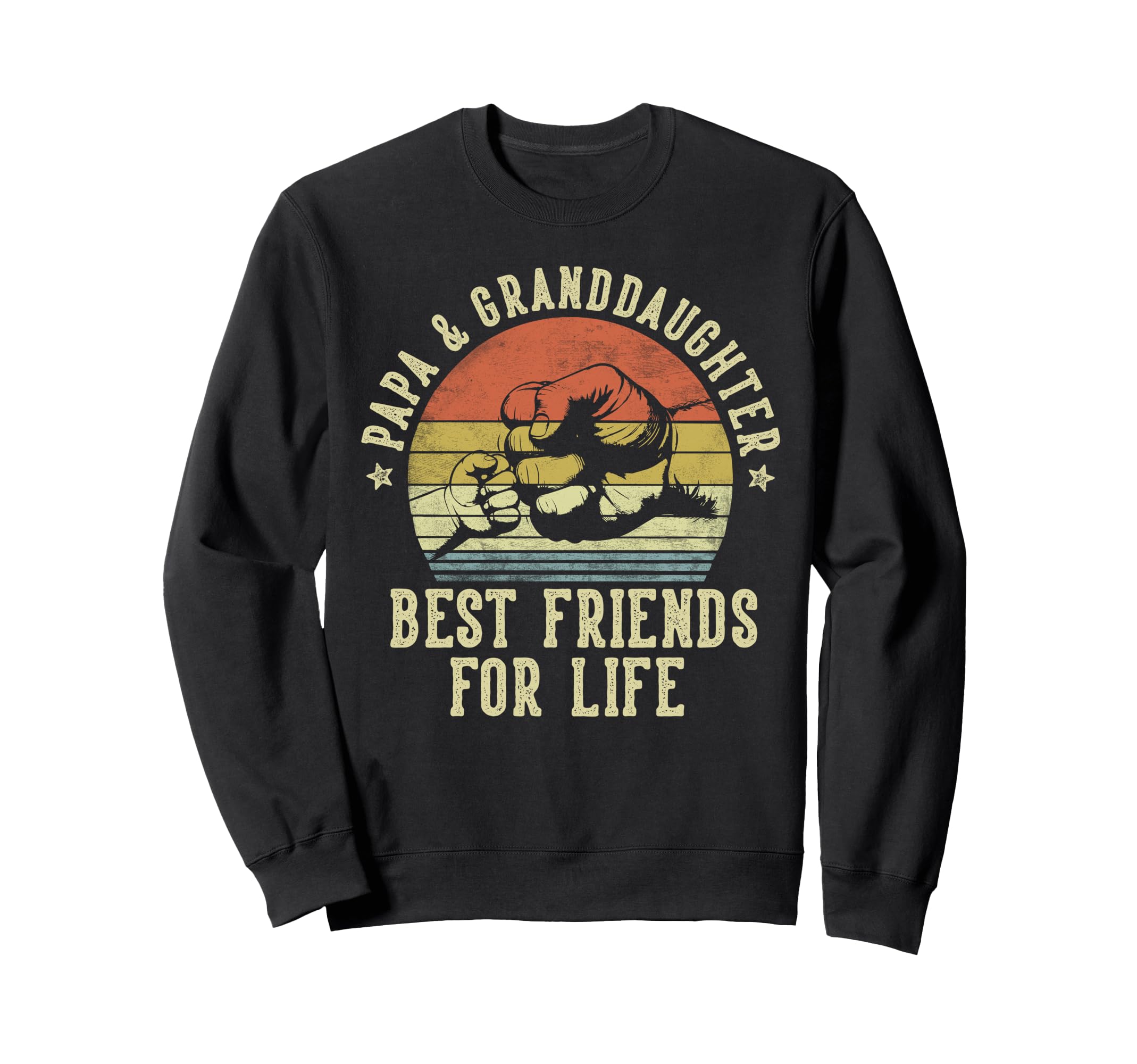 Papa And Granddaughter Best Sweatshirt - Novelty Apparel for Adults - T-Shirt, Sweatshirt, Hoodie