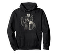 Papa Beer Funny Dad Bear Drinking Hoodie - Custom Art Print Unisex - T-Shirt, Sweatshirt, Hoodie