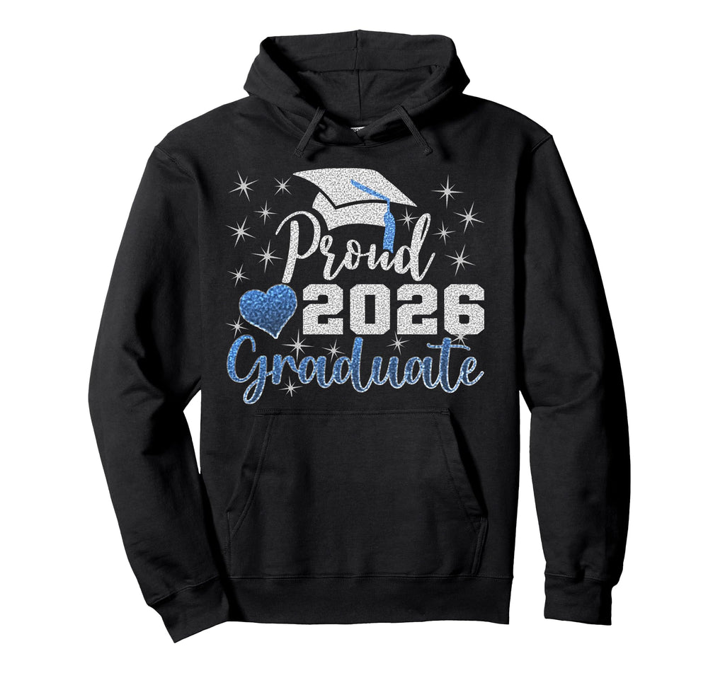 Super Proud 2026 Graduate Senior Graduation Hoodie - Trendy Graphic Unisex - T-Shirt, Sweatshirt, Hoodie
