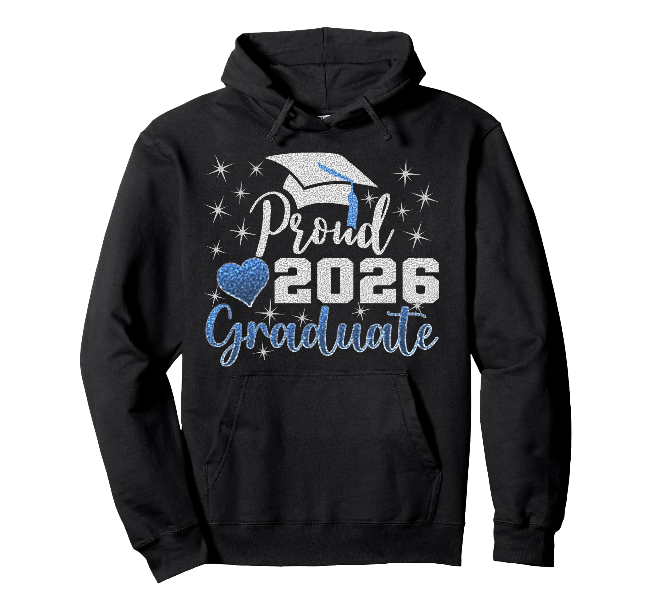 Super Proud 2026 Graduate Senior Graduation Hoodie - Trendy Graphic Unisex - T-Shirt, Sweatshirt, Hoodie